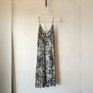 Patrons Of Peace Black & Cream Patterned Maxi Dress